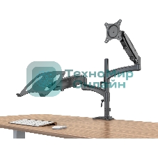 Кронштейн для монитора/ноутбука Cactus CS-VM-LH08-BK черный 13