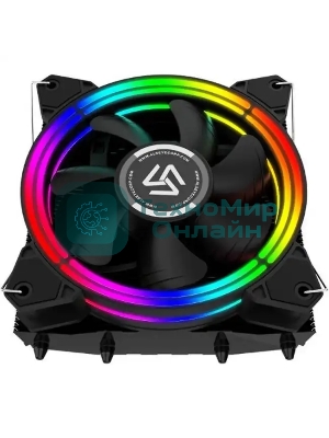 Кулер для процессора Alseye H120TD черный, 120 мм, алюминий/медь, 2000 об/мин, 35.5 дБ, 4 pin, 125 Вт, 95 мм