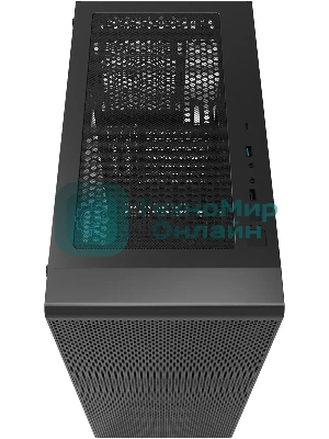 Компьютерный корпус Bloody BD-CC115 черный без БП ATX 8x120мм 1xUSB 2.0 1xUSB 3.0 audio bott PSU