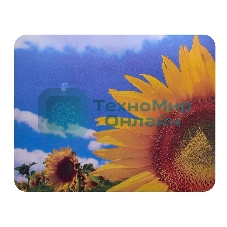 Коврик для мыши Buro BU-M20036 пластиковый, поле подсолнухов, 230х180х2мм