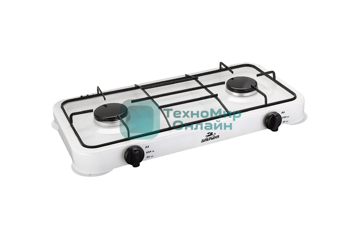 Плитка газовая (2 конф) Добрыня DO-2251W белая х8