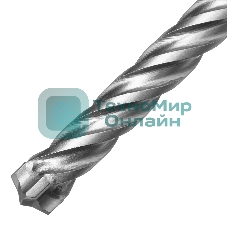 Бур по бетону Denzel цельная крестовая пластина, 12x265 мм, SDS PLUS