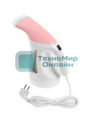 Отпариватель Kelli КL-312 белый/розовый, 1800 Вт, 20 г/мин, 500 мл
