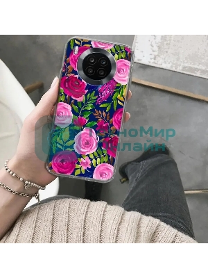 Чехол (клип-кейс) Gresso Air, для Honor 50 Lite, прозрачный/рисунок gr17aaae9352