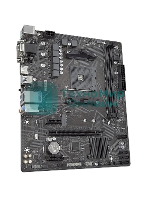 Материнская плата Gigabyte A520M S2H, AM4, AMD A520, 2xDDR4, 4xSATA, 1xM.2, 1xPCIe 3.0 x16, 2xPCIe x1, 1xHDMI, 1xDVI-D, 1xVGA, 1x 1Gb LAN, 4xUSB-A 3.2 Gen 1, 2xUSB-A 2.0, 3x3.5 мм, 7.1, mATX