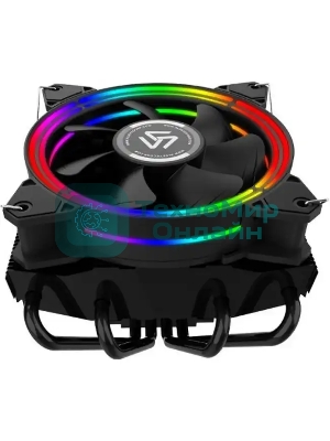 Кулер для процессора Alseye H120TD черный, 120 мм, алюминий/медь, 2000 об/мин, 35.5 дБ, 4 pin, 125 Вт, 95 мм