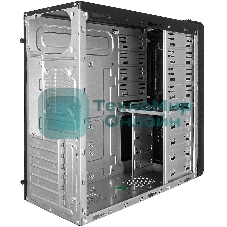 Компьютерный корпус Miditower ExeGate UN-604-UNS400 (ATX, БП UNS400 с вент. 12см, 2хUSB+2хUSB 3.0, аудио, черный)