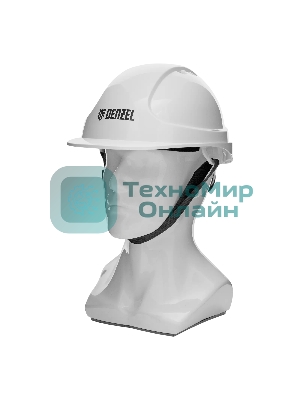 Каска защитная ударопрочная Denzel ABS/PC, плавная регулировка, модель 