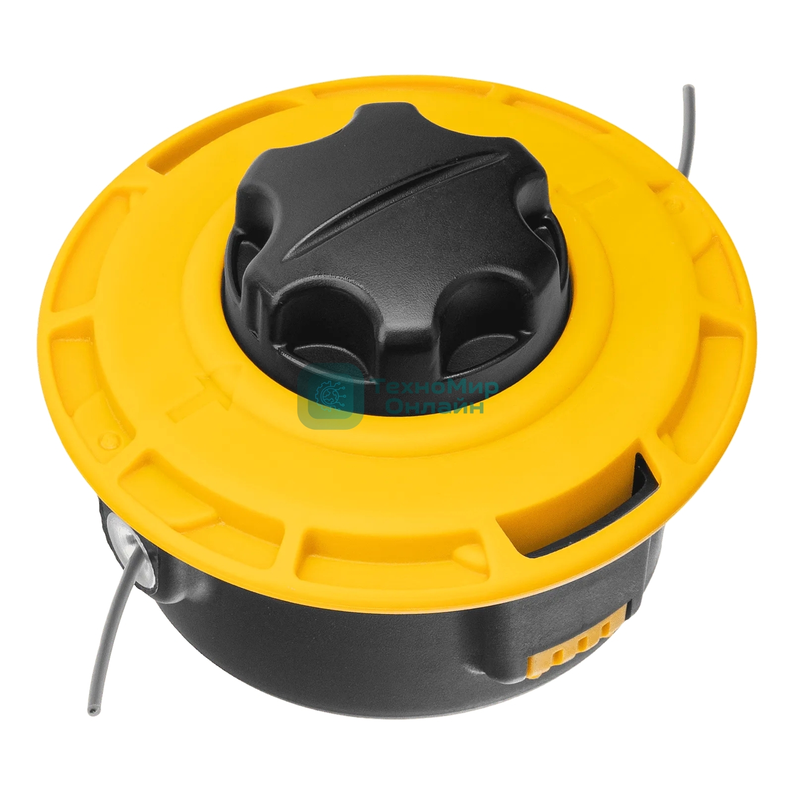 Катушка для триммера Denzel полуавтомат. легкая заправка гайка М10 М10 М8, лев.,шаг 1,0 1,25мм