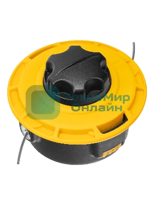 Катушка для триммера Denzel полуавтомат. легкая заправка гайка М10 М10 М8, лев.,шаг 1,0 1,25мм