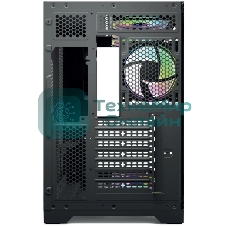 Компьютерный корпус Forza Forza FZ-G42B Seaview TG ATX Case, black, w/o psu, Curved Tempered glass front panel, 1x3,5