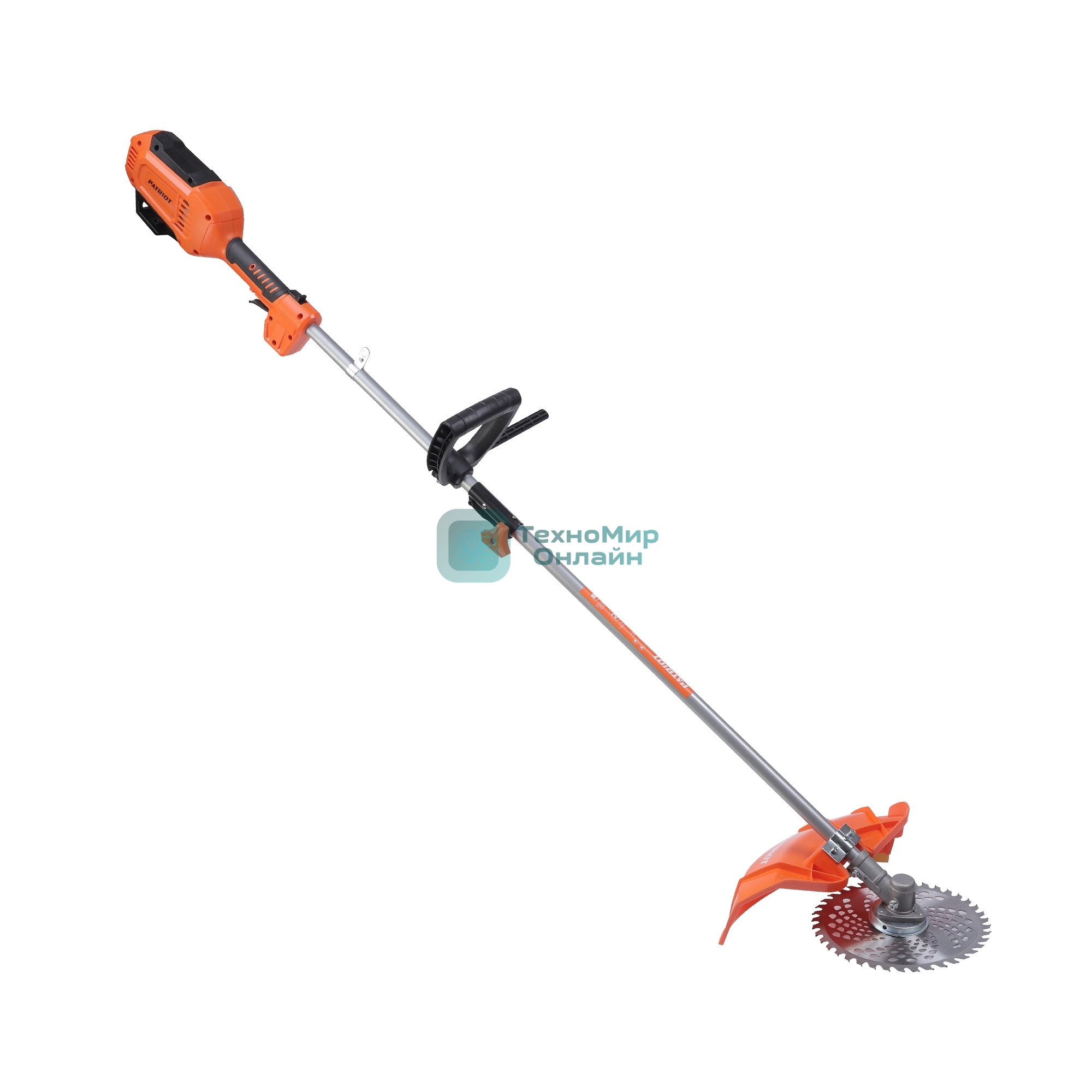 Триммер электрический PATRIOT ET 1202, мощность 1200Вт; разъемная штанга; гибкий вал; защита от перегрева; плавный пуск; полуавтоматическая катушка и 3Т диск в комплекте