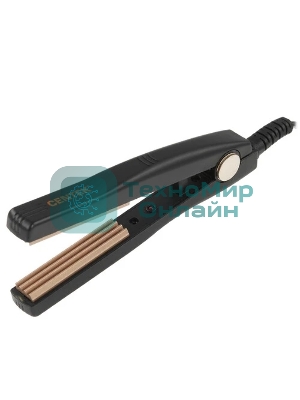 Щипцы для завивки волос Centek CT-2026 черный/золотистый, 12 мм, 200 °C, 1 режим