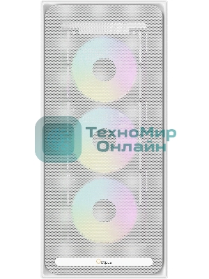 Корпус Ocypus Delta C70 WH ARGB, Midi-Tower, белый, 4 x 120 мм