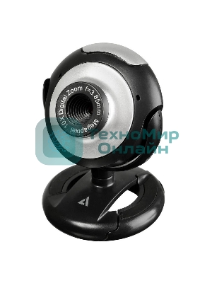 Веб-камера ACD Vision UC100 640x480, 30 кадр/с, USB Type-A, микрофон (2 шт, шумоподавление), автоосвещение, универсальное крепление