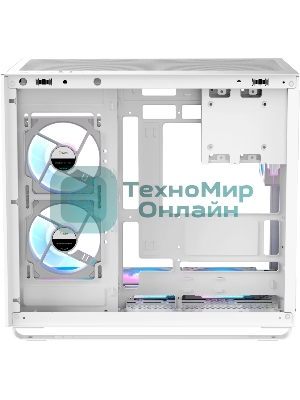 Компьютерный корпус Ocypus Iota C70 WH ARGb ATX/win/белый/6 ARGb fans/no PSU/Tempered Glass