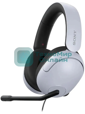 Проводная гарнитура Sony INZONE H3 белый/черный, накладные, jack 3.5 мм