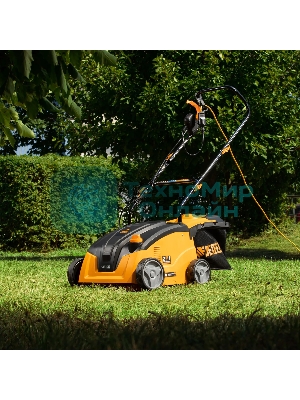 Скарификатор-аэратор электрический Denzel SAE-1500, 1500 Вт, -11/+5 см, 32 cм
