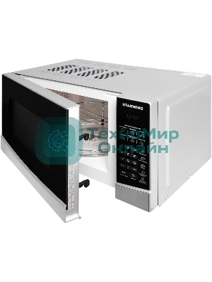 Микроволновая печь Starwind SMW3120 серебристый/черный, 20 л, 700 Вт, переключатели - сенсор