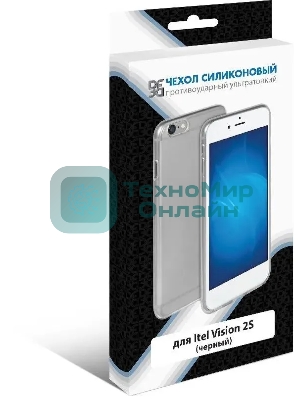 Чехол (клип-кейс) DF itCase-03 для Itel Vision 2S черный