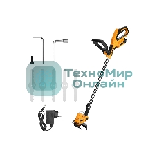 Триммер электрический Deko DKTR12 аккум. 300Вт неразбор.штан. реж.эл.:нож