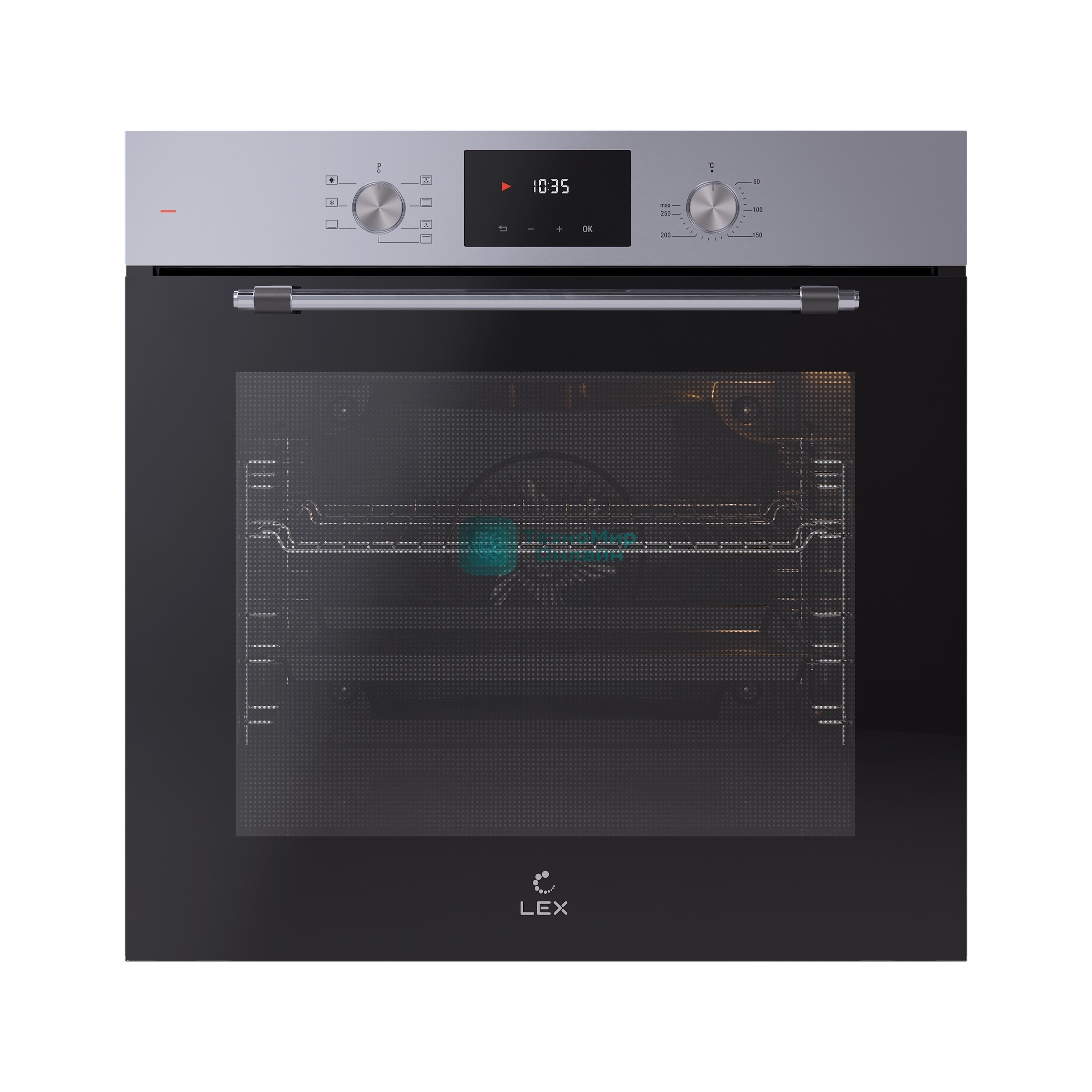 Духовой шкаф электрический LEX EDP 671 IX MAX, встраиваемый, нержавеющая сталь