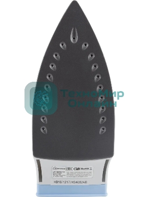 Утюг Homestar HS-4002А синий (1850-2200 Вт, пар, спрей, паровой удар, тефлоновая подошва)