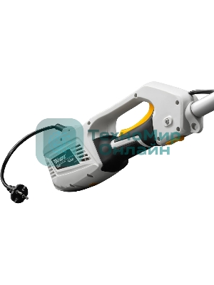 Триммер электрический Kranz KR-1400, 1400Вт, 420/255мм, катушка+диск, разборная штанга