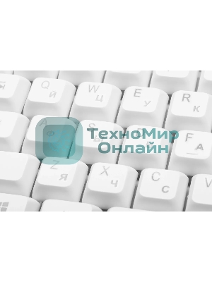 Клавиатура проводная Acer OKW301 (ZL.KBDCC.01B), USB, белый