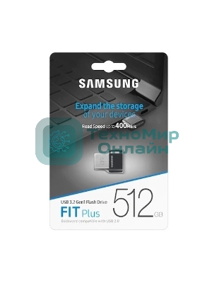 Флешка USB Samsung MUF-512AB/APC 512Gb, USB3.1 черный