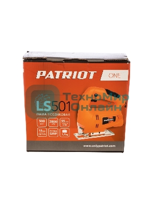 Лобзик электрический Patriot LS 501 THE ONE мощность 500 Вт, макс. толщина дерева 55мм