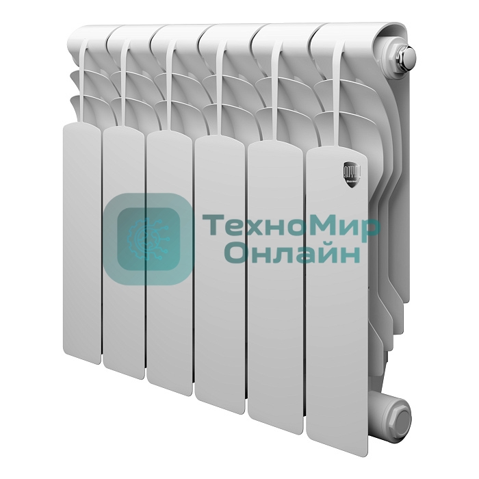 Радиатор биметаллический Royal Thermo Revolution B 350 - 6 секц.