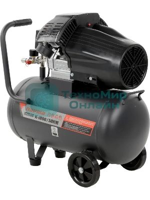 Компрессор поршневой Парма K-1800/50КМ масляный 285л/мин 50л 1800Вт серый/черный
