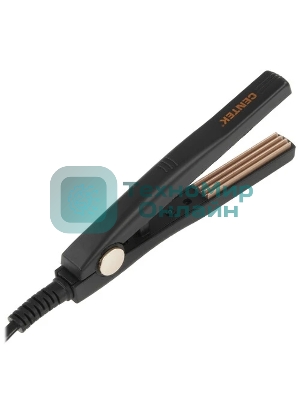 Щипцы для завивки волос Centek CT-2026 черный/золотистый, 12 мм, 200 °C, 1 режим