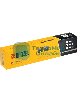 Электроды Denzel DER-46, диам. 3 мм, 5 кг, рутиловое покрытие