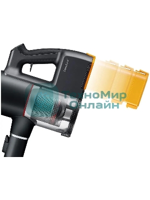 Пылесос вертикальный LG A9N-MASTERX черный, питание от аккумулятора, 160 Вт, уборка влажная/сухая, пылесборник 0.44 л, работа от АКБ max 50 мин