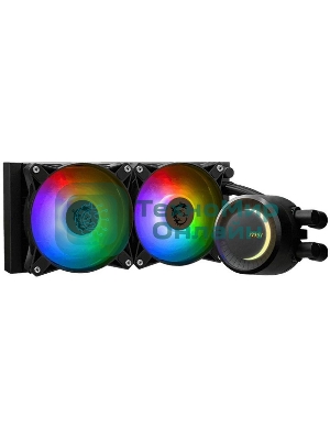 Система жидкостного охлаждения MSI MAG CORELIQUID E240 2x ARGB Fan LGA 1200/1700 AM5/AM4 (306-7ZW5E17-C24)