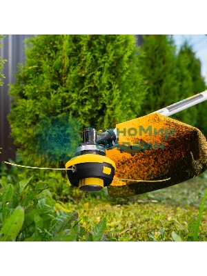 Триммер бензиновый Denzel DGT-430, 43см3, 2,5 л.с., неразъемная штанга, состоит из 2 частей