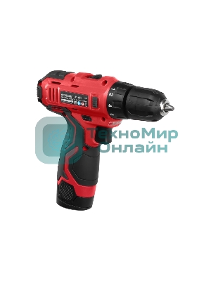 Дрель-шуруповерт аккумуляторная MTX MCDL-12-02P, Аккумуляторная, 12В, 2 АКБ, Кейс