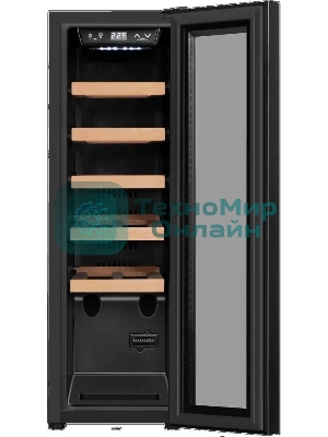 Винный шкаф Maunfeld MFWC-45S12 черный