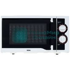 Микроволновая печь BBK 23MWS-928M/W/RU белый, 23 л, 900 Вт, переключатели - поворотный механизм