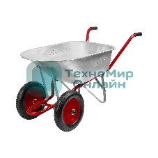 Тачка Зубр Т-21 садово-строительная двухколесная, 180 кг 39952
