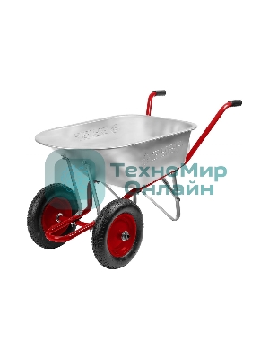 Тачка Зубр Т-21 садово-строительная двухколесная, 180 кг 39952