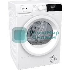 Сушильная машина Gorenje DHNE82/C белый, 8 кг, сушка - тепловой насос, программ - 15, 59.5 x 84.5 x 58 см
