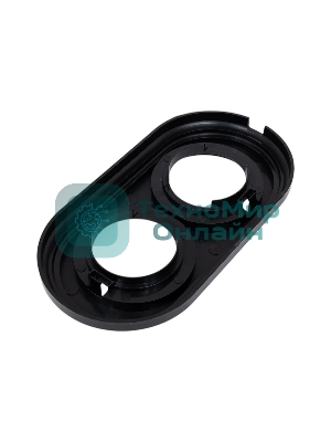 Рамка Bironi BF1-620-23 2-м ретро пластик черный