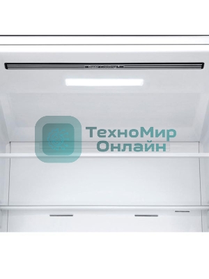 Холодильник LG GA-B509CLSL графитовый двухкамерный 277/107л морозилка снизу, No Frost