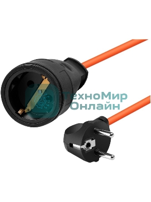 Удлинитель силовой Defender Ext2G-01-30 6А, 30 м, б/з - без рамки