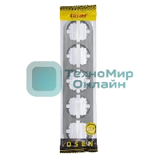 Рамка 5-м OSEN горизонт. круглая серый матовый LEZARD 744-7400-150