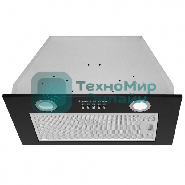 Вытяжка встраиваемая Zigmund & Shtain K 016.5 B черный, 52 см, 1050 куб. м/ч, 60 дБ