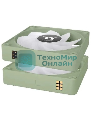 Комплект вентиляторов для корпуса Thermaltake CT120 EX ARGb Sync (3 шт.) зеленый, 120 мм, 2000 об/мин, 28.5 дБ, 4 pin